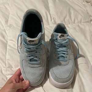 Nike Air Blue Suede Shoes